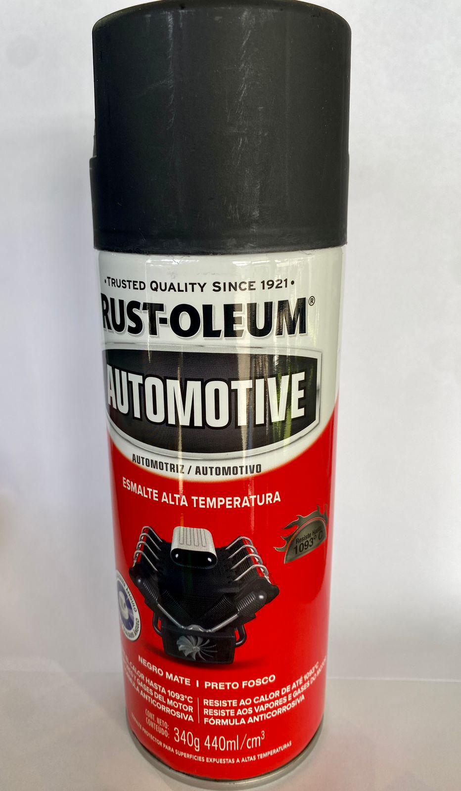 SPRAY ALTA TEMPERATURA NEGRO MATE AUTOMOTRIZ