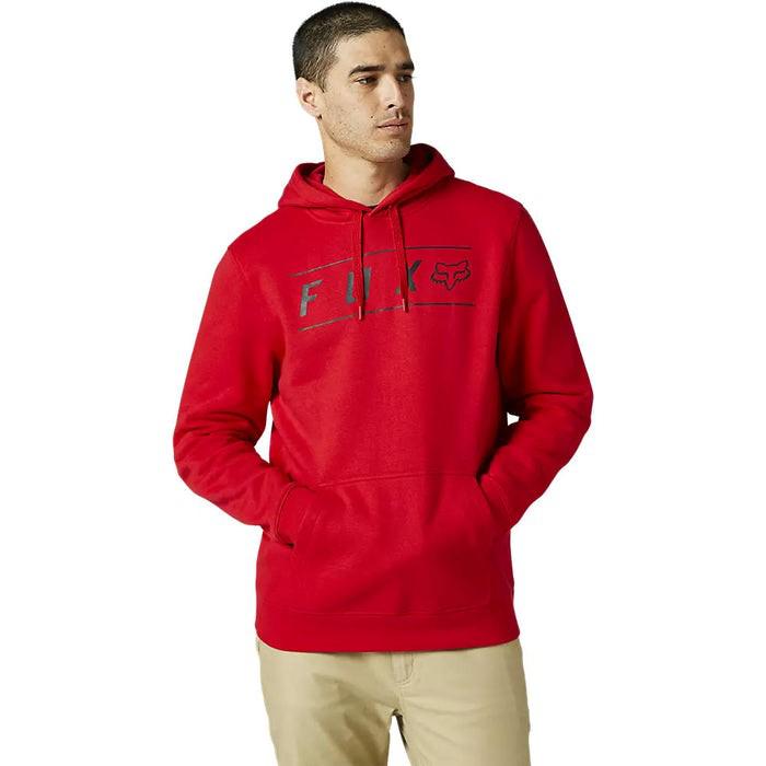 FOX POLERON CANGURO PINNACLE ROJO M