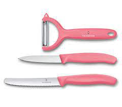 VICTORINOX SET 3 PELADOR+CUCHILLOS