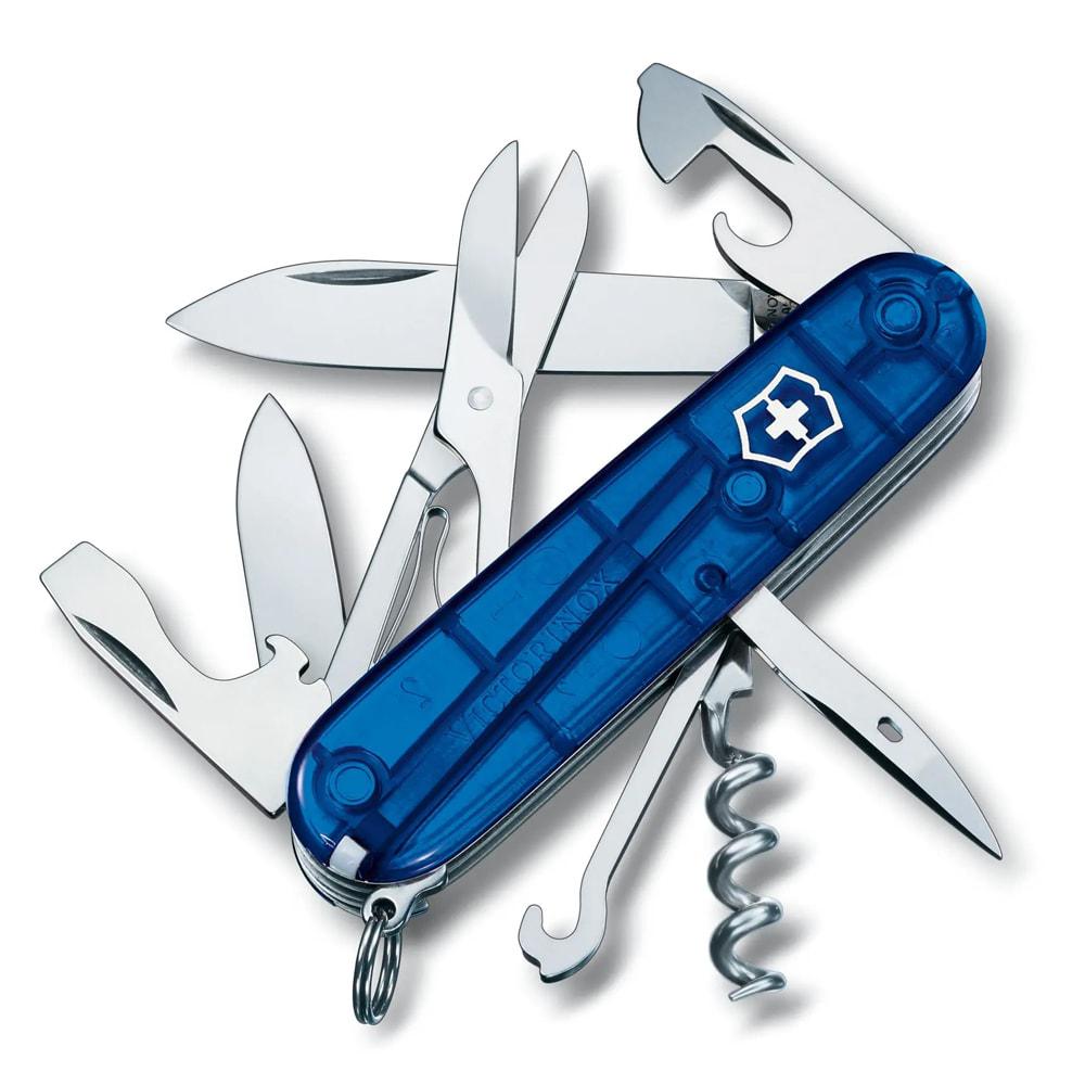 VICTORINOX NAV. 91MM CLIMBER BLUE TRANS