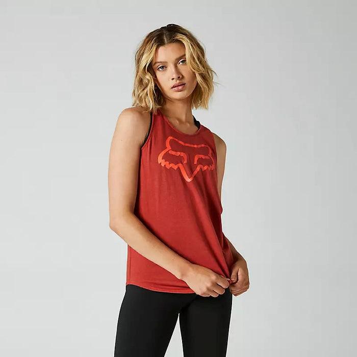 FOX POLERA SIN MANGAS BOUNDARY ROJO M