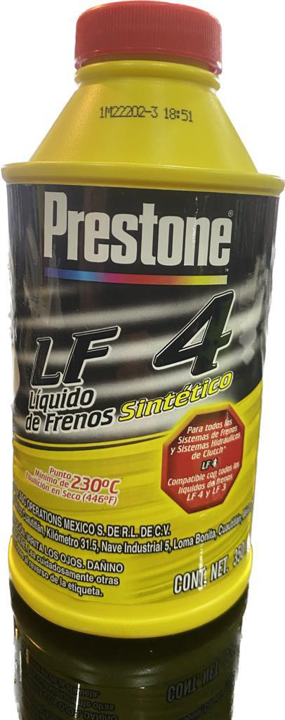 PRESTONE LIQUIDO DE FRENO SINTETICO LF4 DOT4