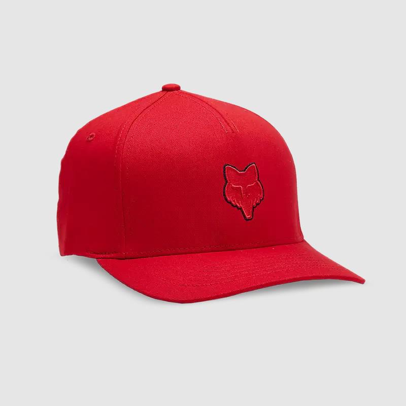 FOX JOCKEY FOX HEAD FLEXFIT HAT ROJO