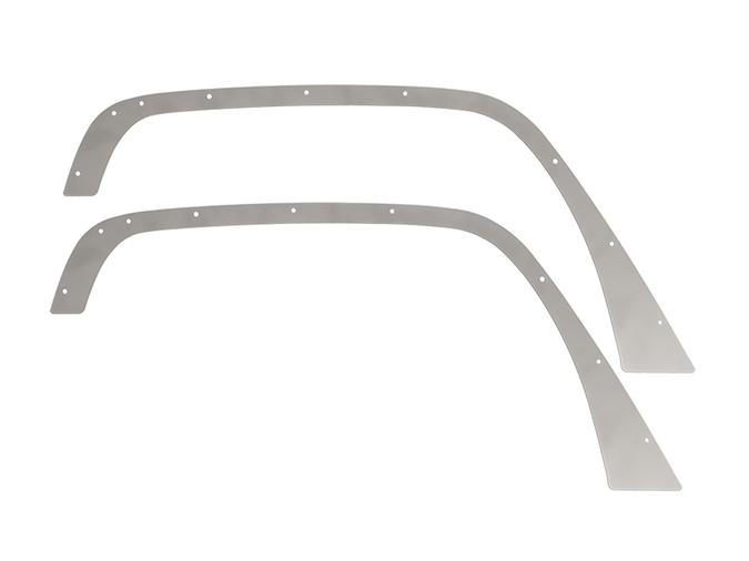  G enRigh JK 0" Flare Front Tube Fenders -Alum inum