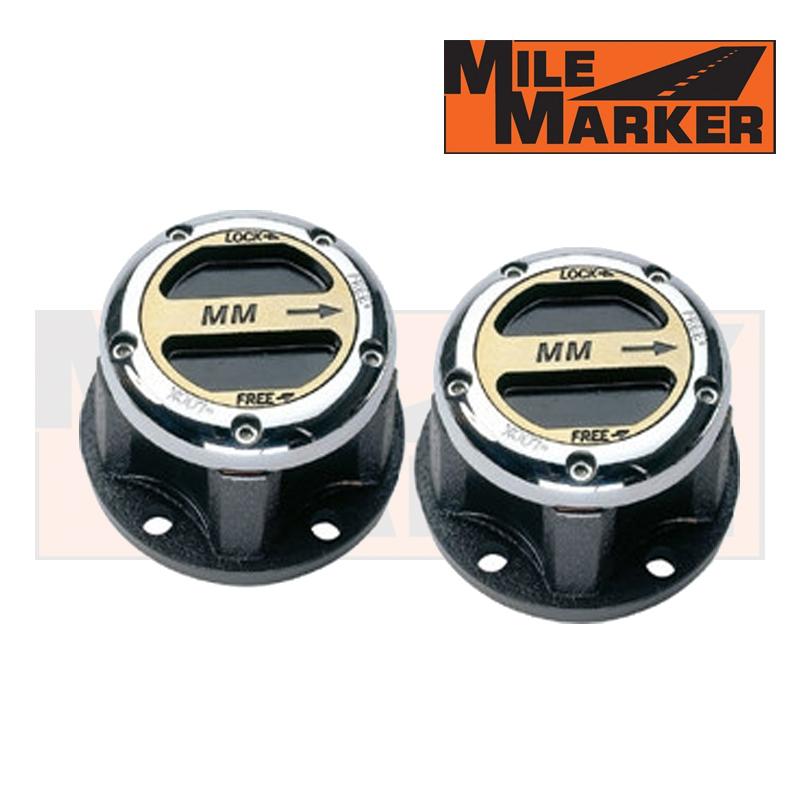 Cubos Mile Marker supreme locking hub ser 42-71 Jeep Cj,61/71 ihc Scout (6 bolt externo) 10 Splines 