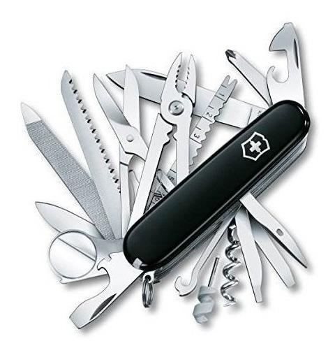 VICTORINOX NAVAJA SWISSCHAMP 91 MM. 33 FUN, NEGRA