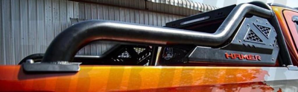 BARRA ANTIVUELCO HAMER MITSUBISHI TRITON L200 2016/2021 - SERIE TITANIUM