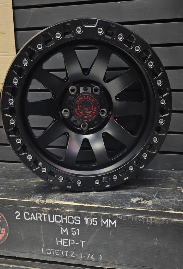 17x9 -38 5x127 CB 71.5 LLANTA SKULL OFF ROAD