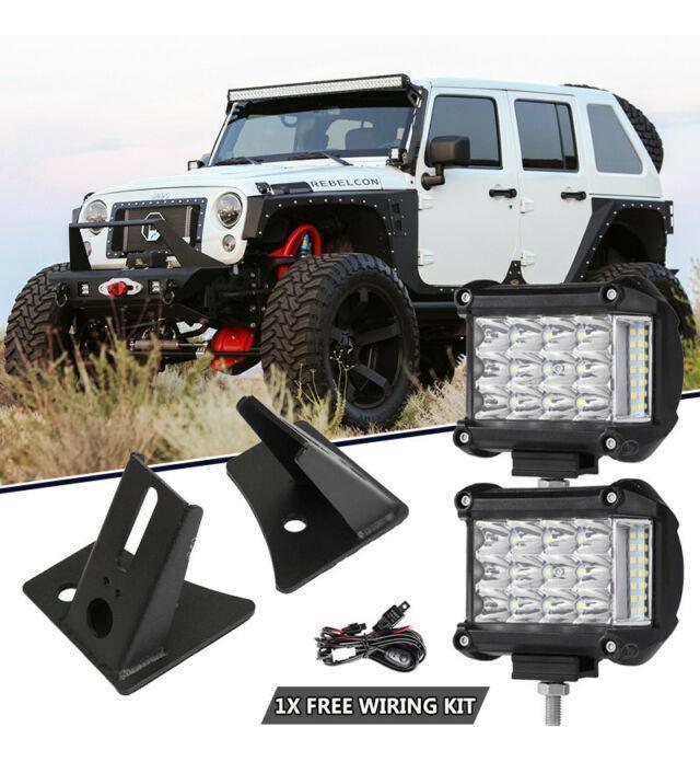 SOPORTE FOCO LED Jeep JK  (PILAR)