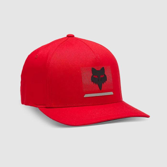 FOX JOCKEY OPTICAL FLEXFIT HAT ROJO LOGO NEGRO