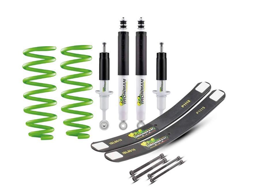 KIT DE SUSPENSION IROMAN VERSION NITRO GAS PARA NISSAN NAVARA D40 2005+(CON ADD A LEAF 2)