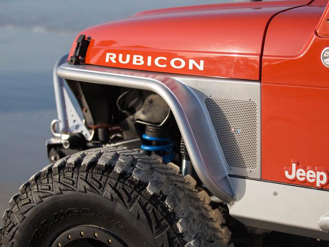 JEEP TJ/LJ 4" FLARE FRONT TUBE FENDERS - ALUMINUM
