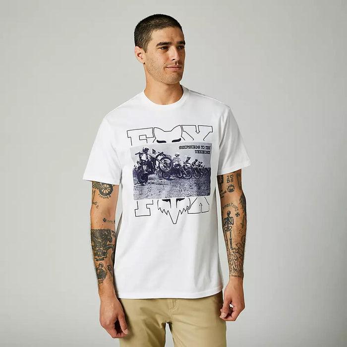 FOX POLERA MANGA CORTA HEAD SPLITTER PREMIUM BLANCA XL