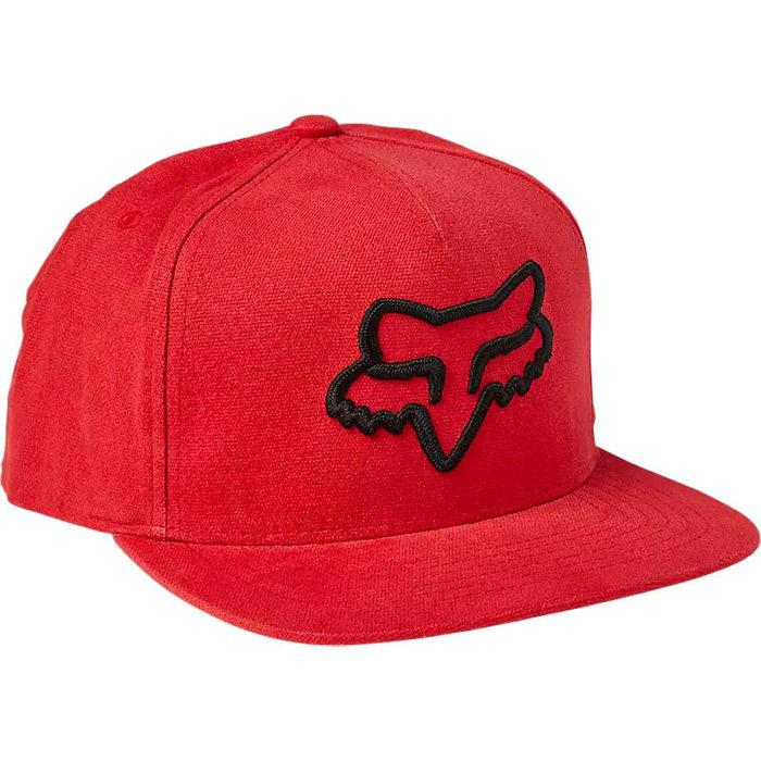 FOX JOCKEY INSTILL SNAPBACK 2.0 HAT ROJO, LOGO NEGRO