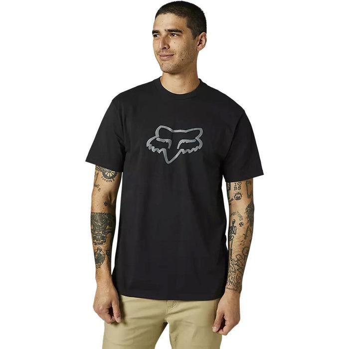 FOX POLERA MANGA CORTA LEGACY HEAD NEGRO M
