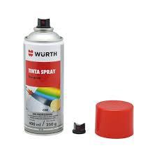 WURTH PINTURA SPRAY NEGRO  MATTE 400 ML