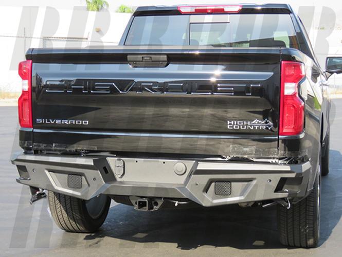 PARACHOQUES TRASERO HEAVY DUTY LD2 CHEVROLET SILVERADO 2019 EN ADELANTE