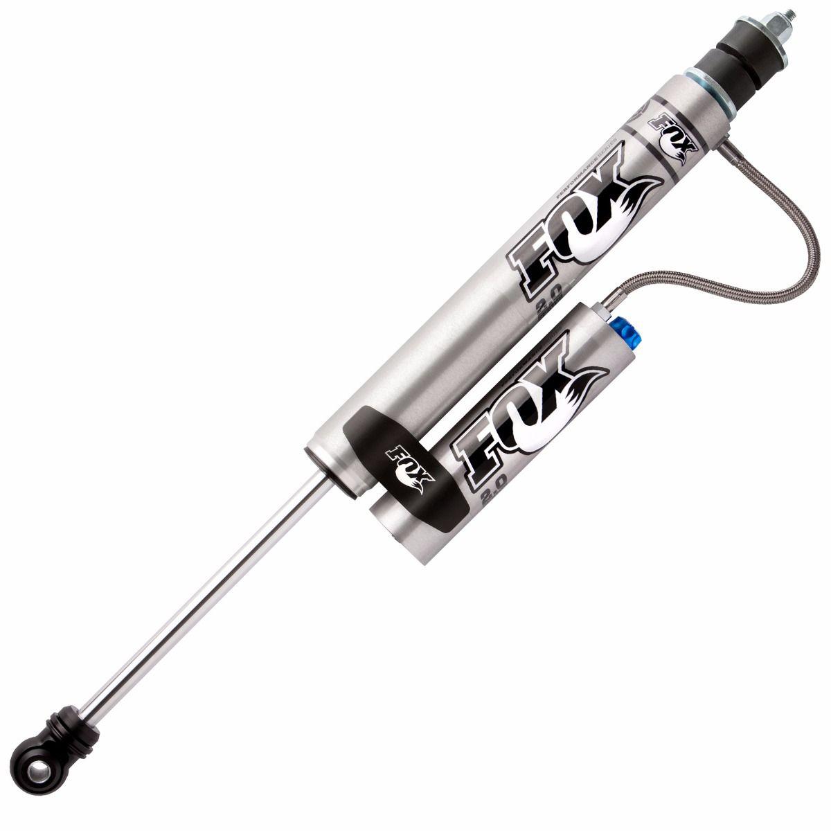 PAR AMORTIGUADORES DELANTEROS FOX C/RESERVORIO 4″ – 6″ WRANGLER 07-18 AJUSTABLE Fox