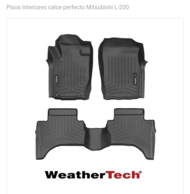 weathertech Pisos Interiores calce perfecto Mitsubishi L-200 2020