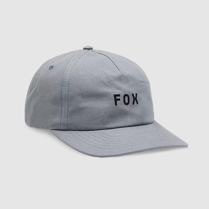 FOX JOCKEY WORDMARK ADJUSTABLE HAT GRIS/LOGO NEGRO