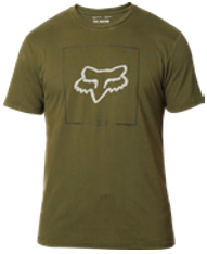 FOX POLERA M/C CHAPPED VERDE