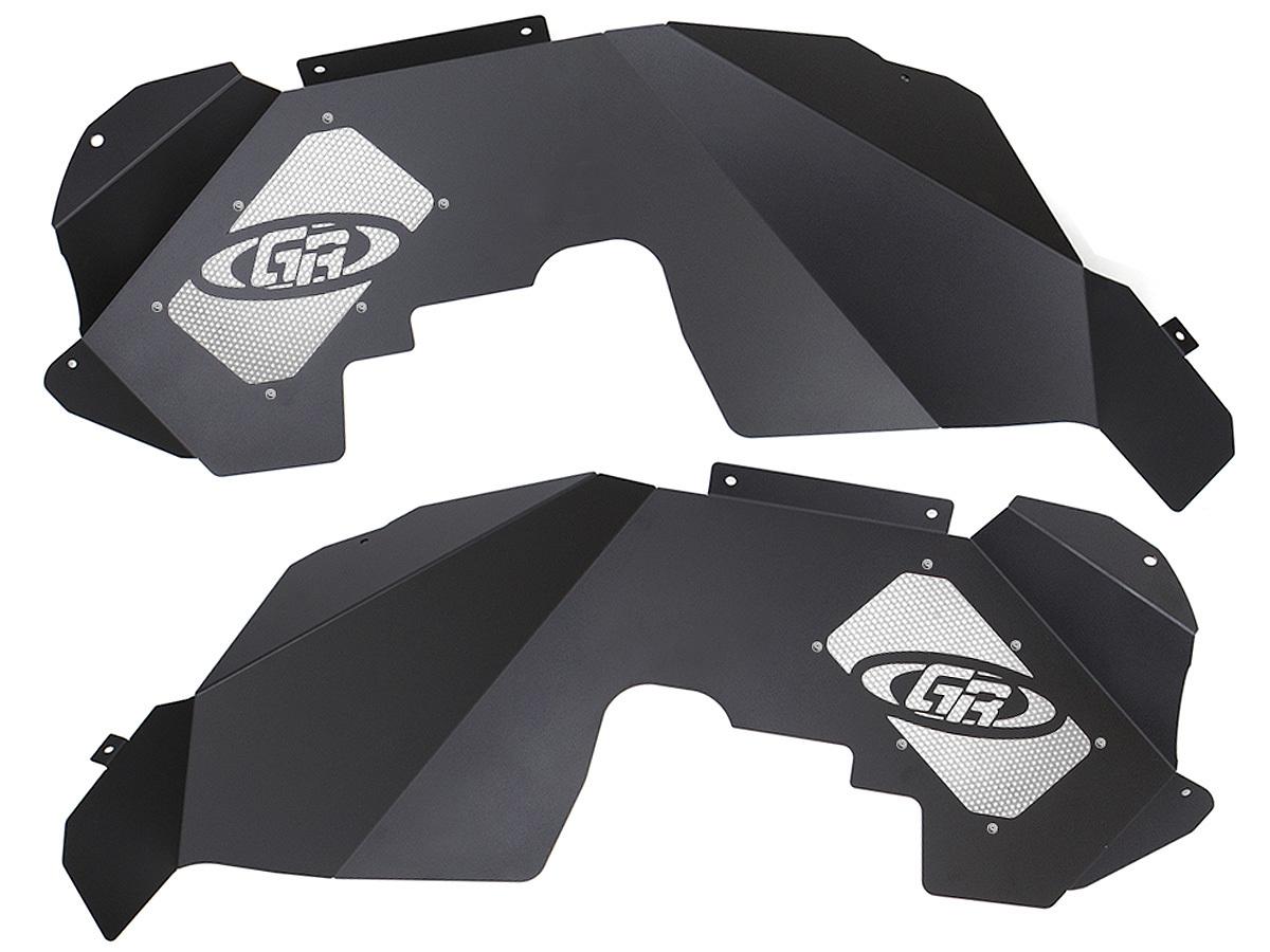 JEEP JK ALUMINUM FRONT INNER FENDERS (2 OR 4 DOOR) - BLACK