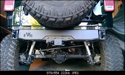 EVO PARACHOQUE TRASERO WRANGLER JK 07-18 Evo