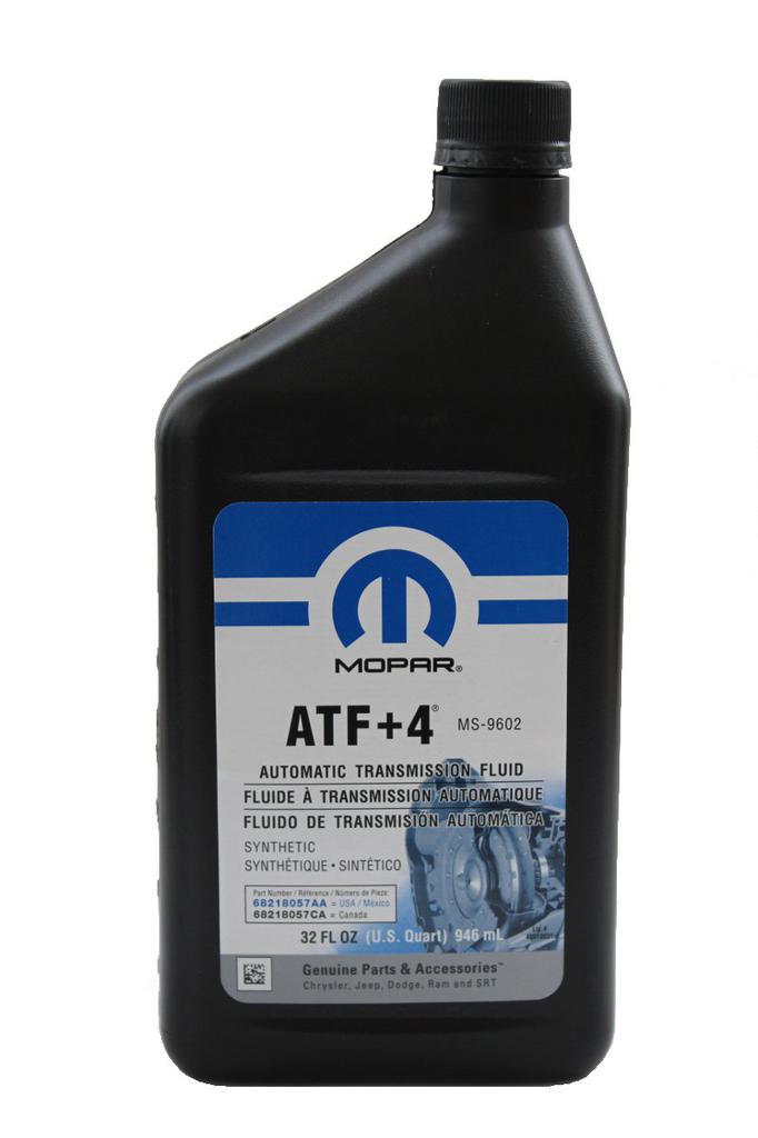 MOPAR ACEITE CAJA AUTOMÁTICA ATF+4 946ml (QUARTER) 