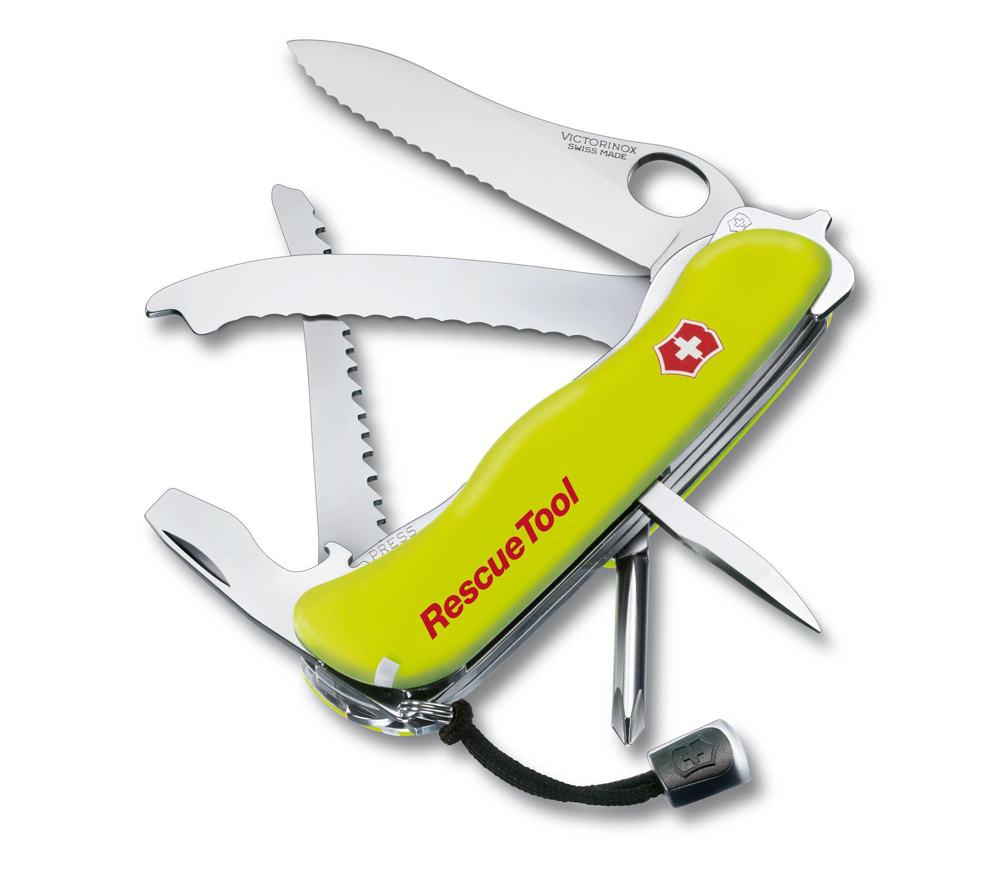 VICTORINOX NAV 111MM RESCUETOOL 14FUN FLUOR