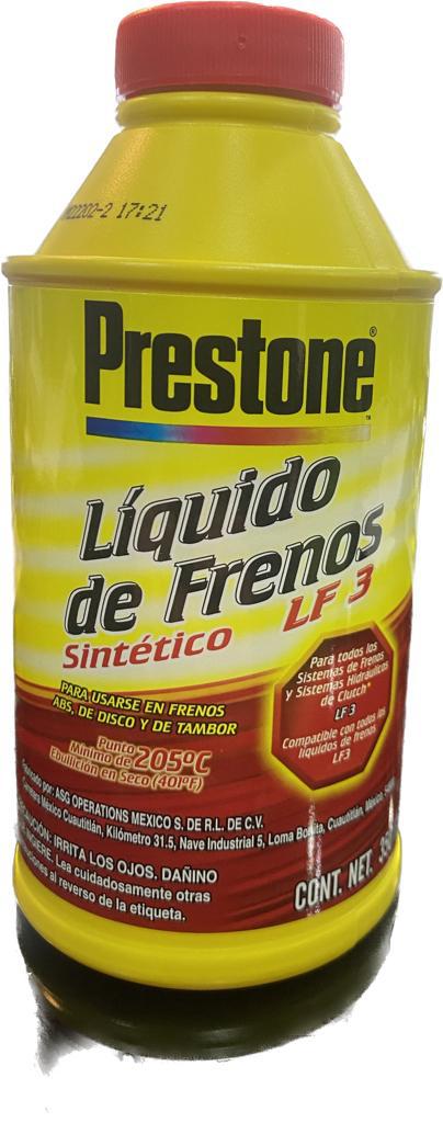 PRESTONE LIQUIDO DE FRENO SINTETICO LF3 DOT3