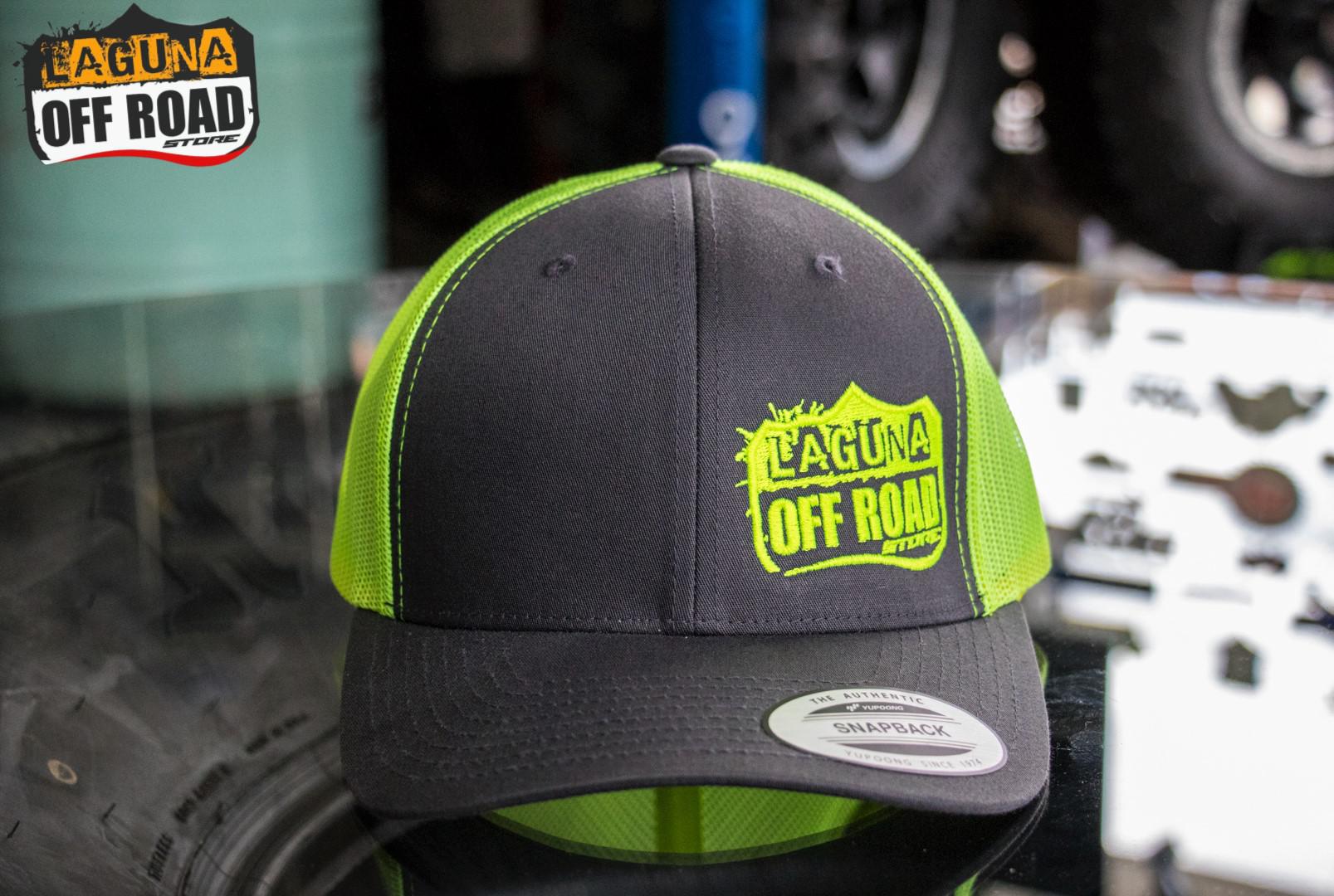 JOCKEY LAGUNA OFF ROAD FLEXFIT GRAFITO/VERDE LIMÓN