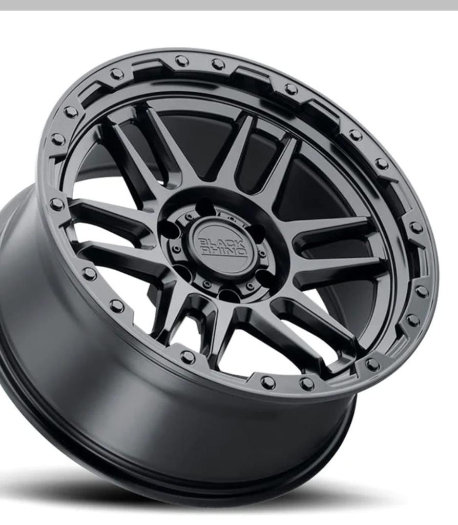 Black Rhino Apache MATTE BLACK 17x8.5 6x114.3/0