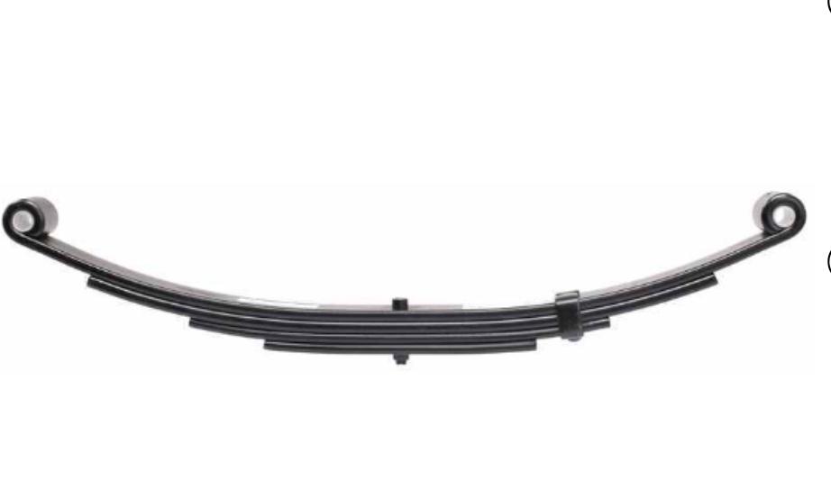 Miniatura PAQUETE RESORTE 4 HOJAS PARA 1600KG - Color: NEGRO