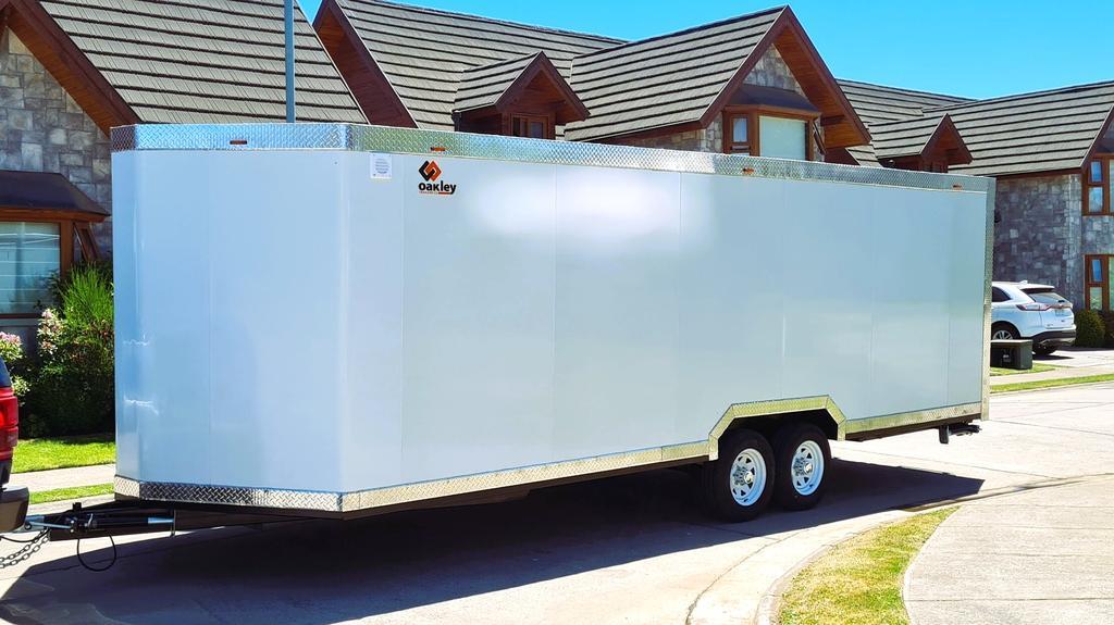 Miniatura CARRO DE ARRASTRE CERRADO 4.5 X 2.0/ CON II EJES - Color: Blanco, Modelo: CARRO CERRADO 4.5X2, Alto: 2, Profundidad: 4.5