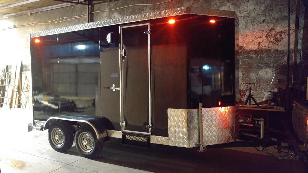 Miniatura CARRO DE ARRASTRE CERRADO 4.5 X 2.0/ CON II EJES - Color: Blanco, Modelo: CARRO CERRADO 4.5X2, Alto: 2, Profundidad: 4.5