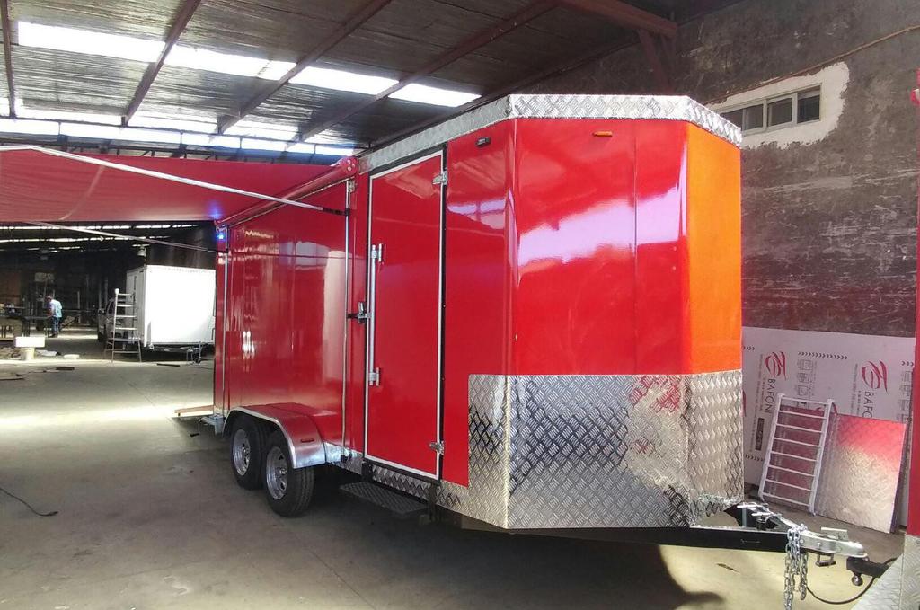 Miniatura CARRO DE ARRASTRE CERRADO 4.5 X 2.0/ CON II EJES - Color: Blanco, Modelo: CARRO CERRADO 4.5X2, Alto: 2, Profundidad: 4.5