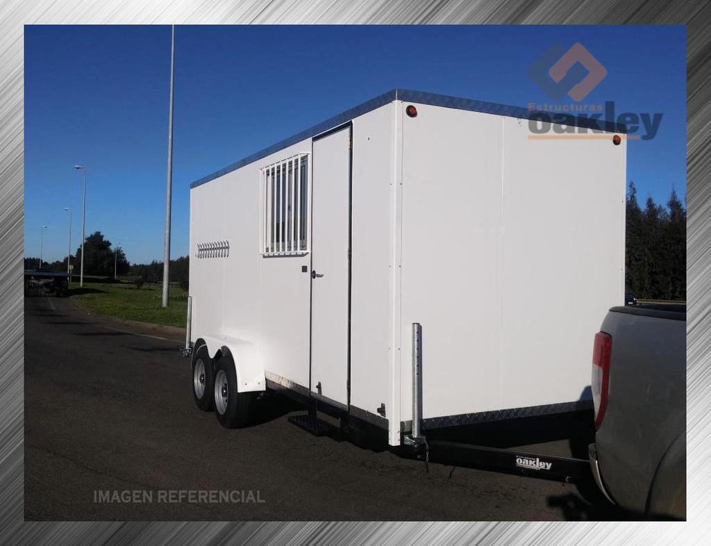 Miniatura CARRO DE ARRASTRE OFICINA/COMEDOR  MODELO CHILLAN 5 X 2Mts  - Color: Blanco, Modelo: CHILLAN, Alto: 2, Profundidad: 5