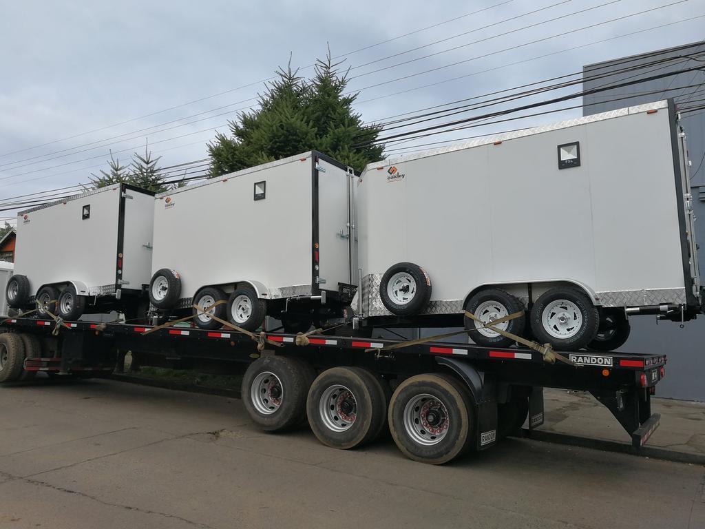 Miniatura CARRO DE ARRASTRE OFICINA/COMEDOR  MODELO CHILLAN 5 X 2Mts  - Color: Blanco, Modelo: CHILLAN, Alto: 2, Profundidad: 5