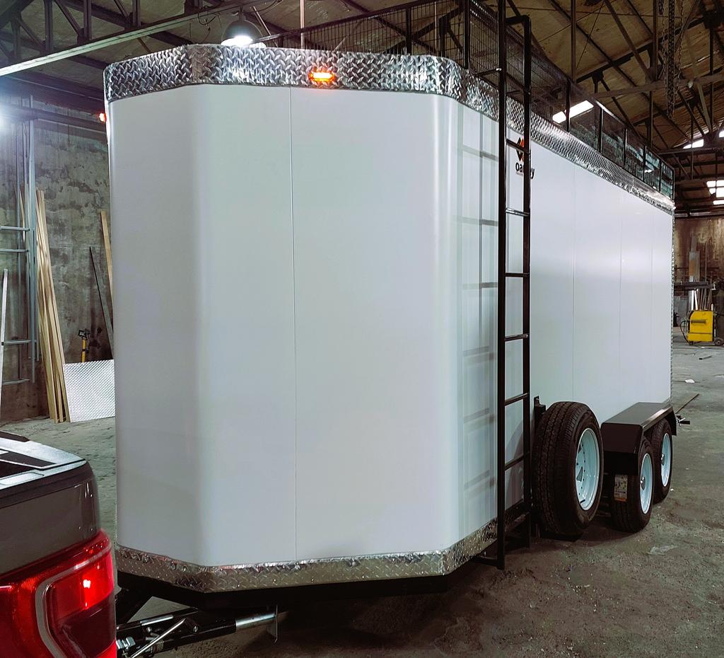 CARRO DE ARRASTRE CERRADO 4.5 X 2.0/ CON II EJES -