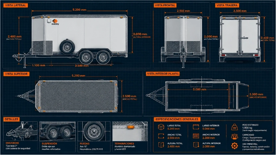Oakley Trailers, fábrica de carros de arrastre en Temuco