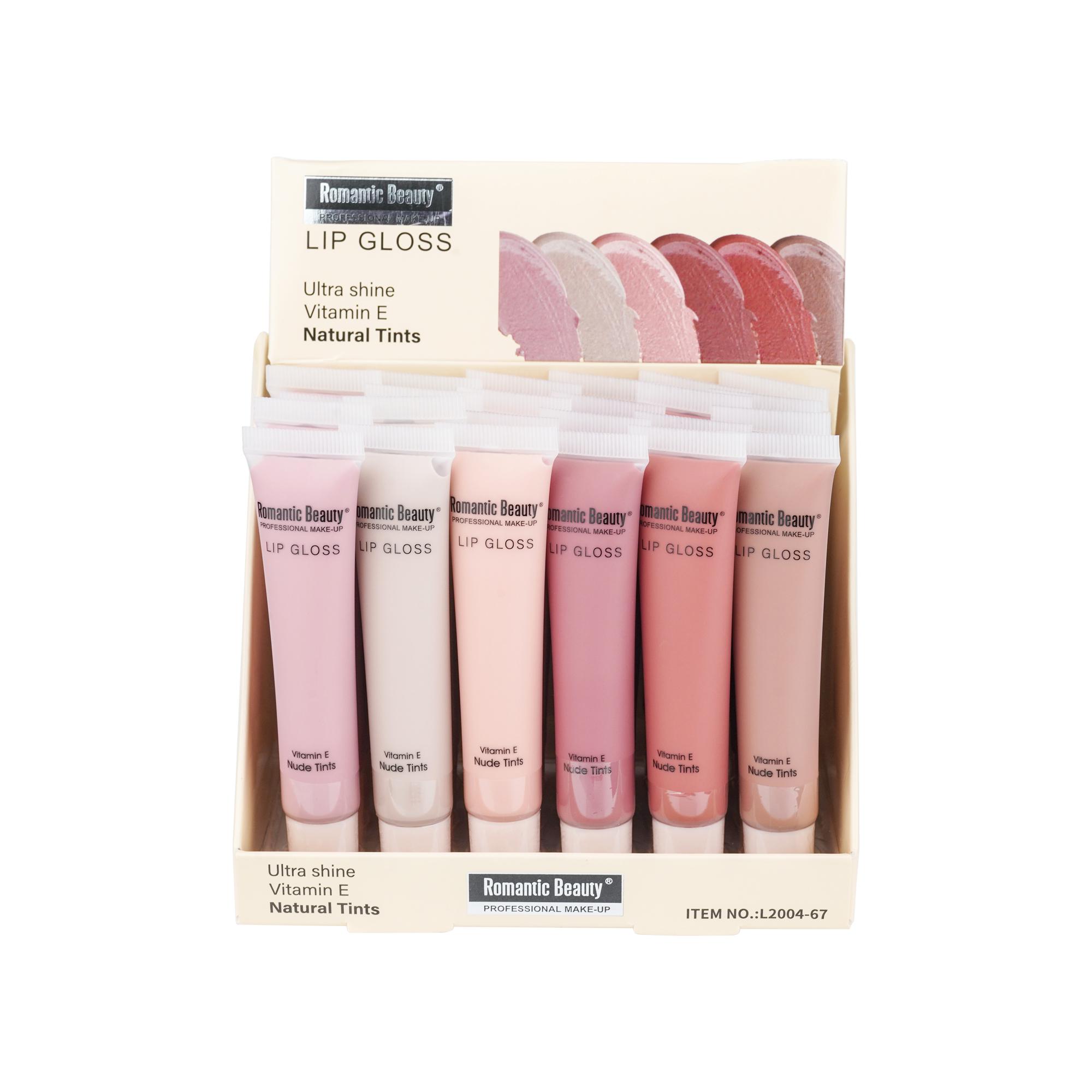 PACK DE 24 UNIDADES LIP GLOSS "NATURAL TINTS"