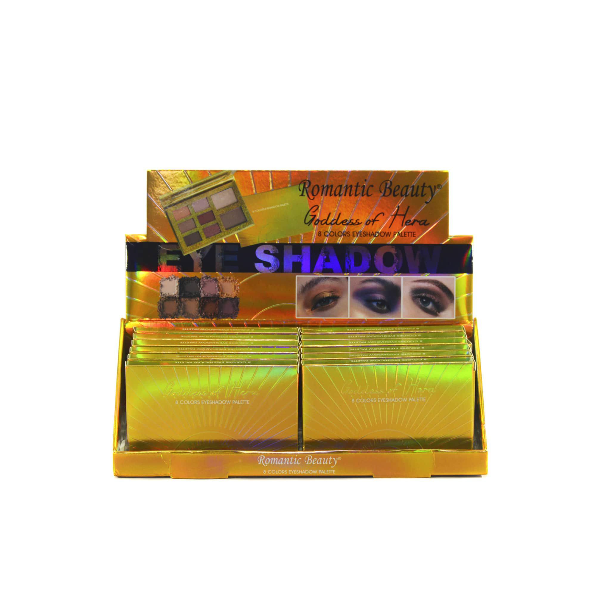 Pack de 12 Unidades-Paleta de sombras Romantic Beauty - DIOSA HERA