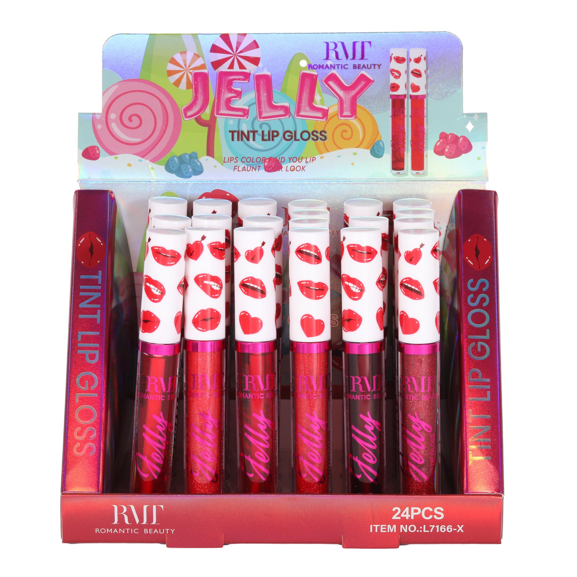 PACK 24 UNIDADES TINTA DE LABIOS "JELLY LIPS GLOSS"