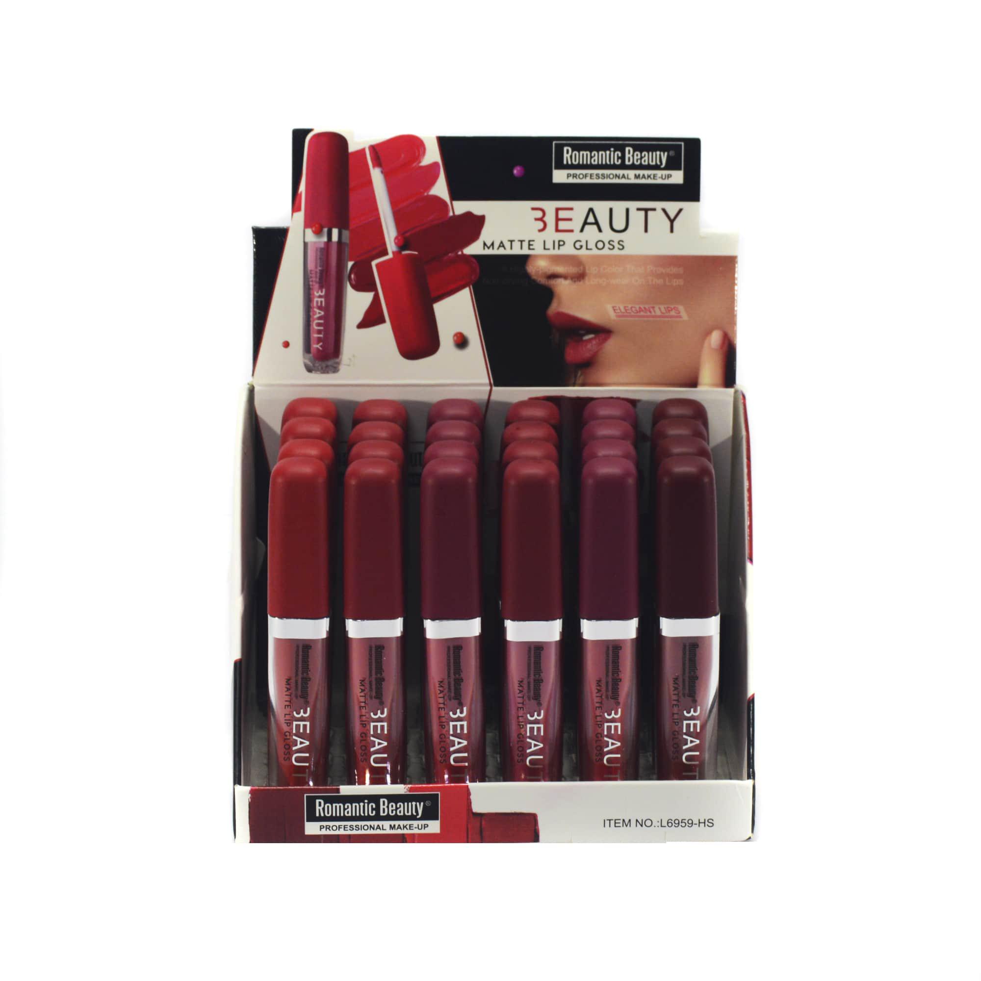 Pack de 24 de unidades labial de larga duración "Beauty Burdeos"