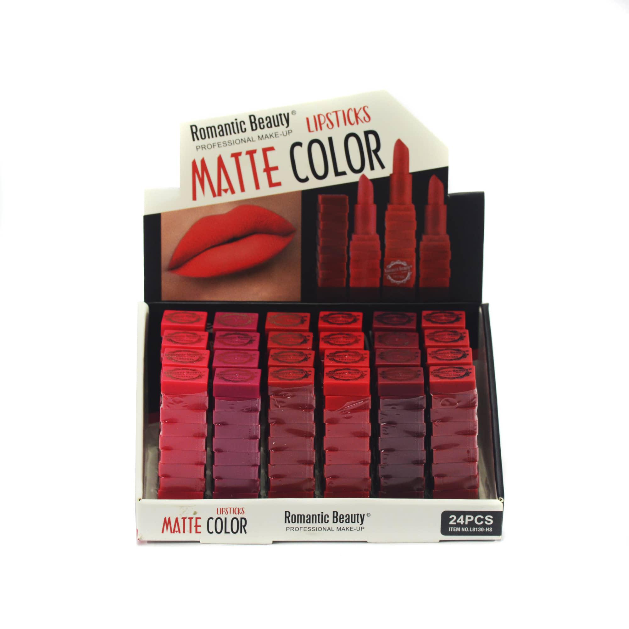 Pack de 24 unidades labial matte "Brick Style"