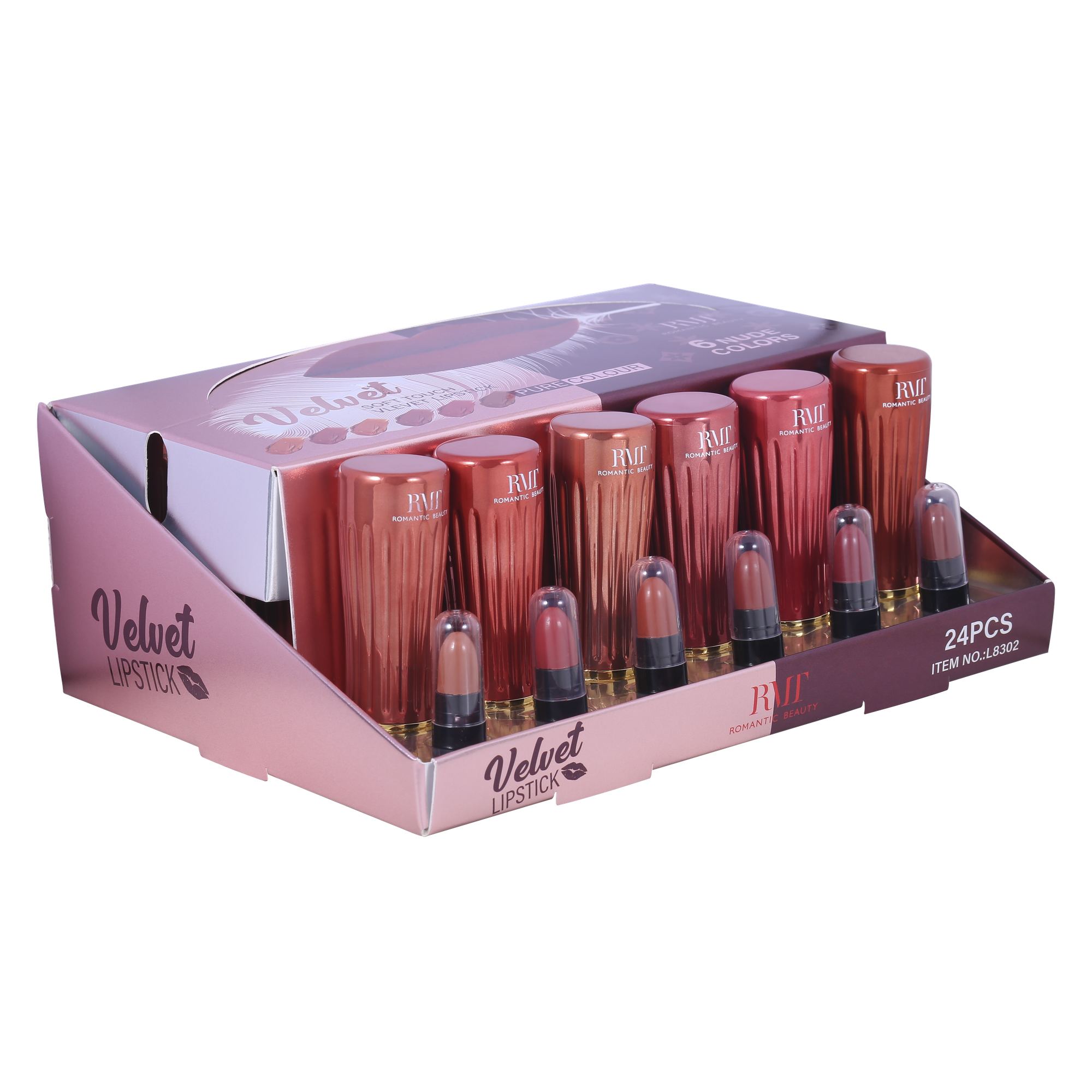 Pack 24 unidades LABIAL EN BARRA VELVET NUDE