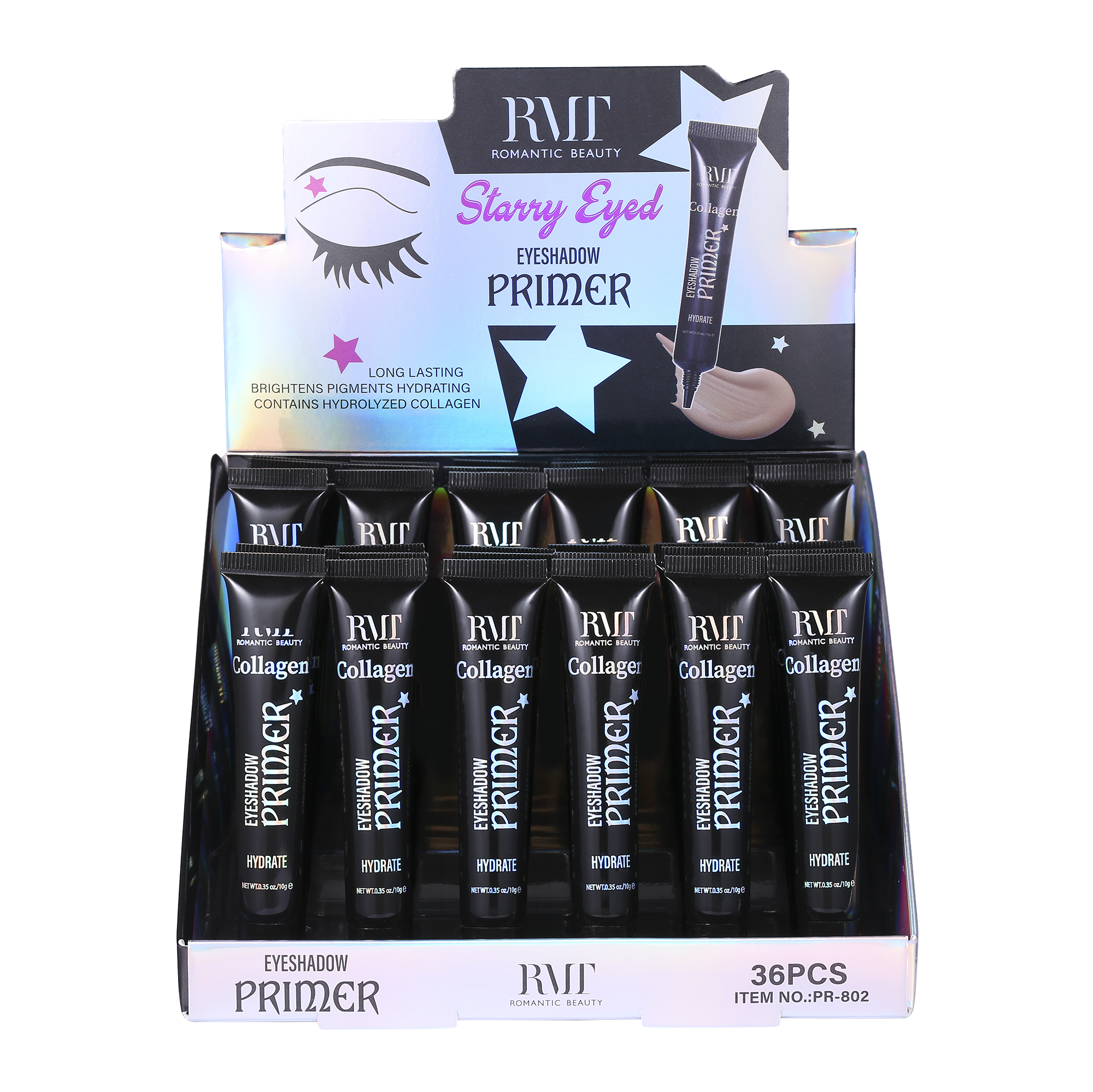 Pack 36 unidades PRIMER EYE STARRY EYED  COLLAGEN