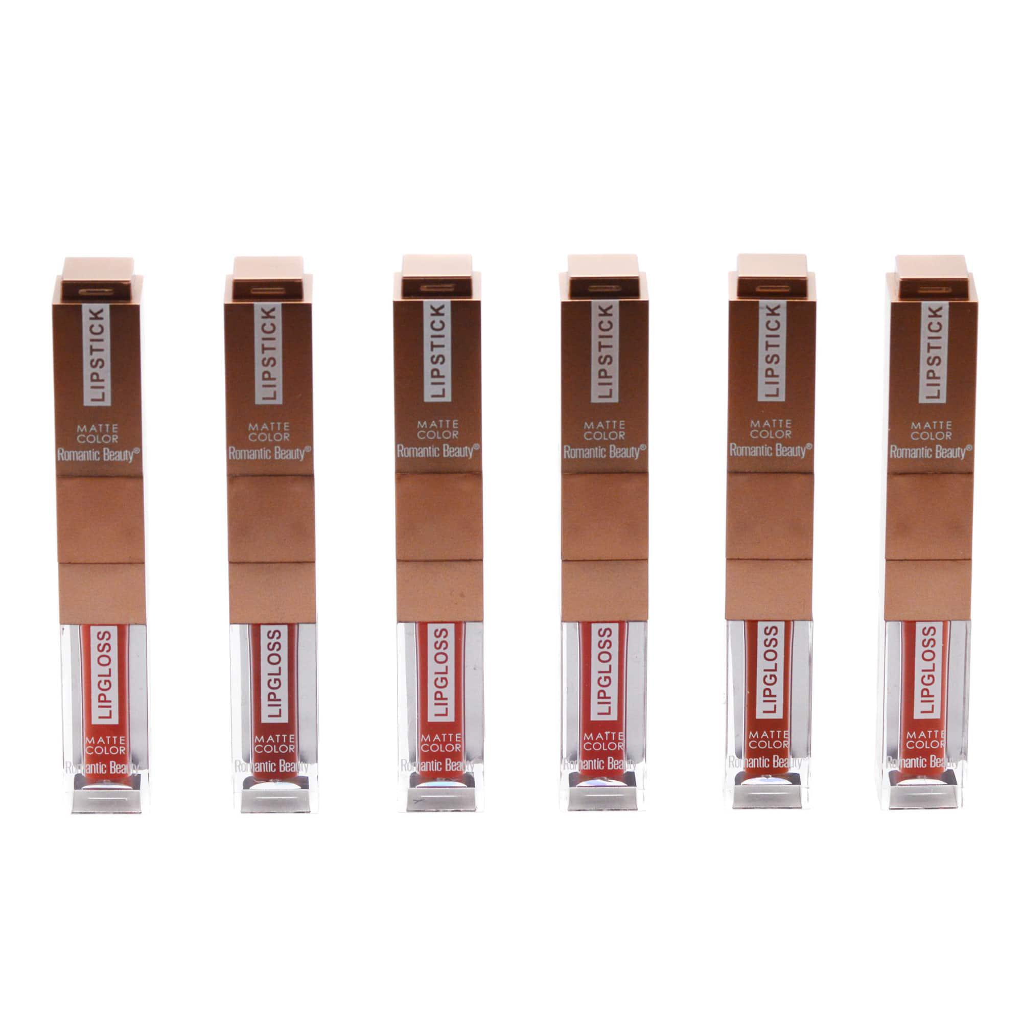 Pack de 24 unidades Labial + lipgloss de larga duración 2 en 1