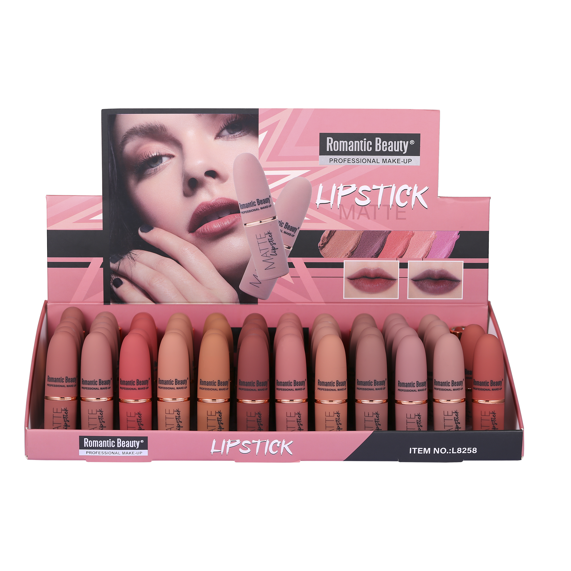 Pack de 72 unidades LABIAL EN BARRA MATTE