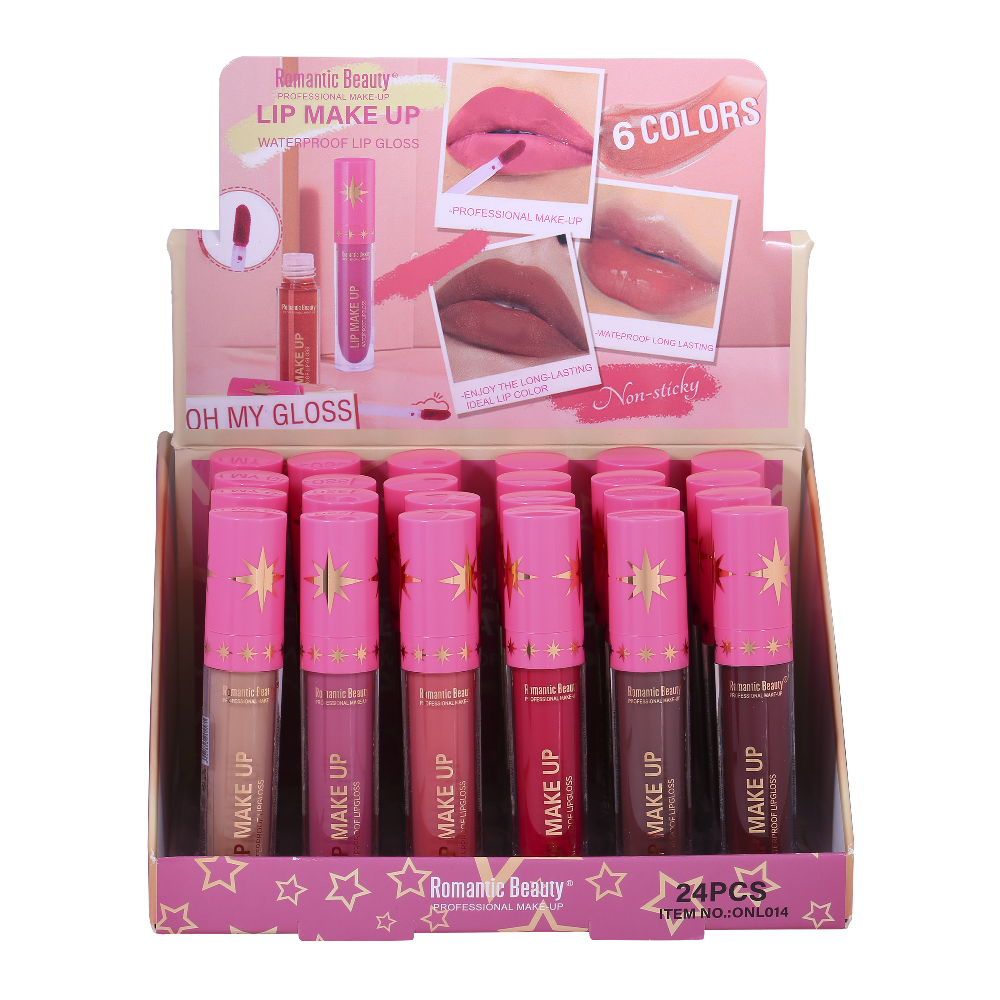 Pack de 24 Unidades. Lipgloss. LIP MAKE UP